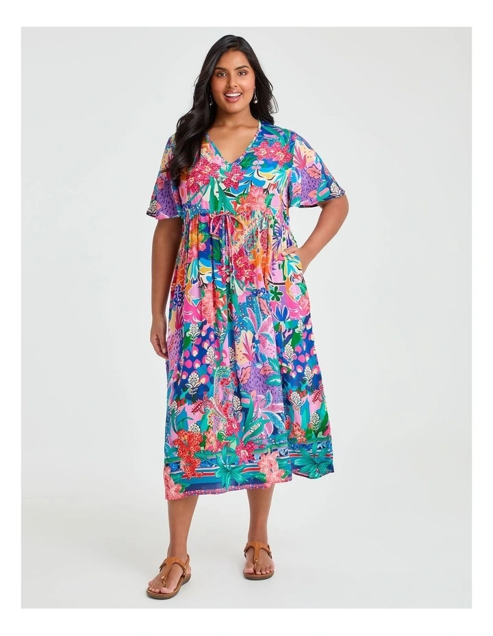 Natural Vanda Dress Print image 1