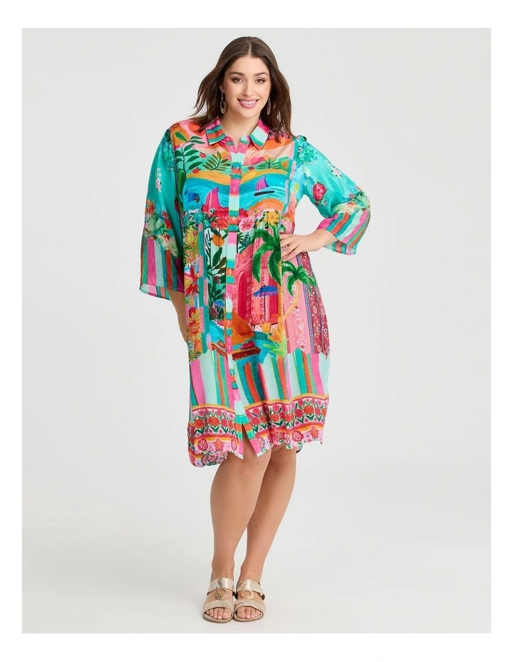 Natural Riveria Dress Print image 1