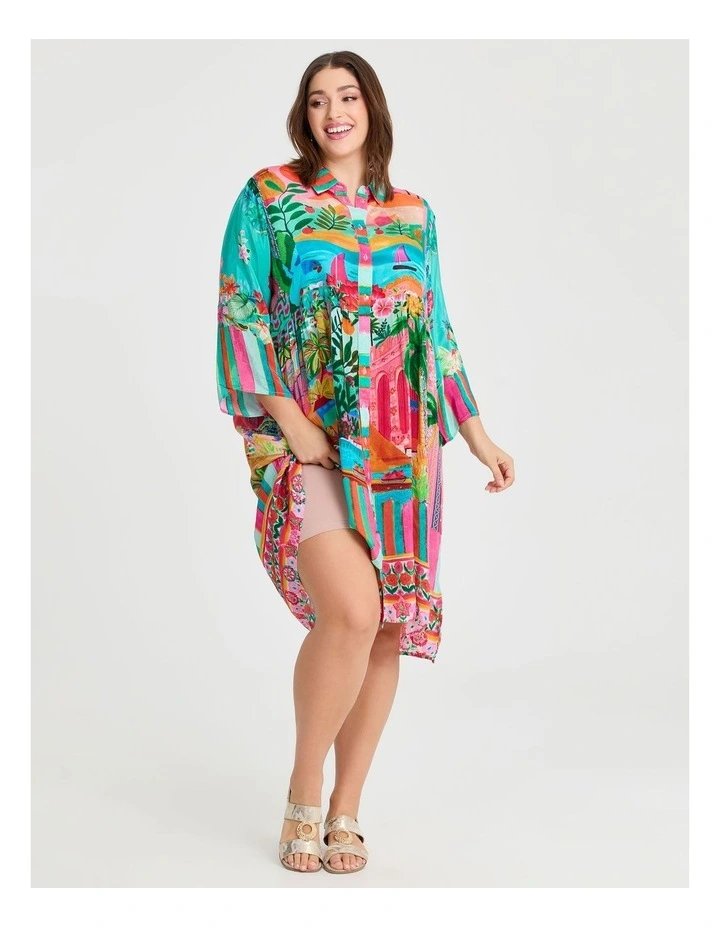 Natural Riveria Dress Print image 4