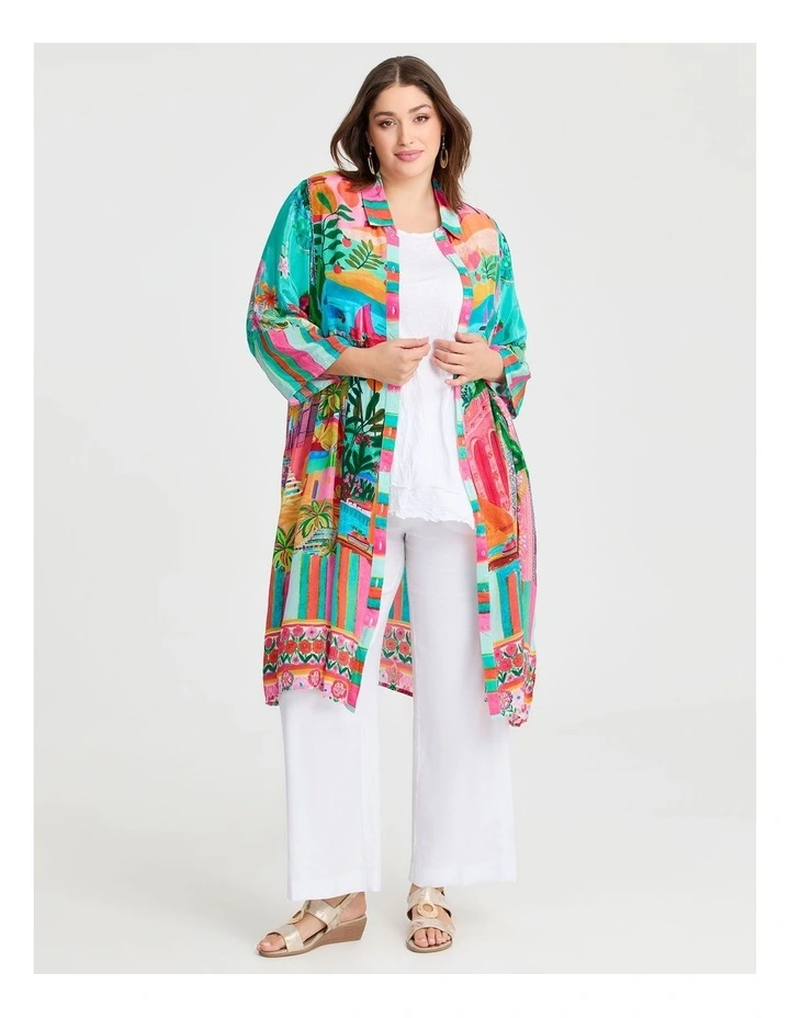 Natural Riveria Dress Print image 5