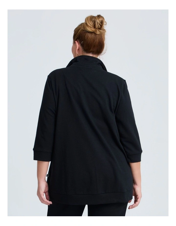Active Sweat Jacket Black image 2
