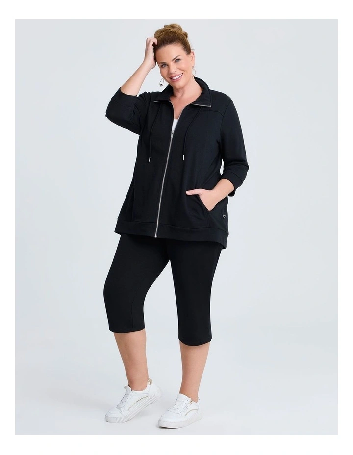 Active Sweat Jacket Black image 4
