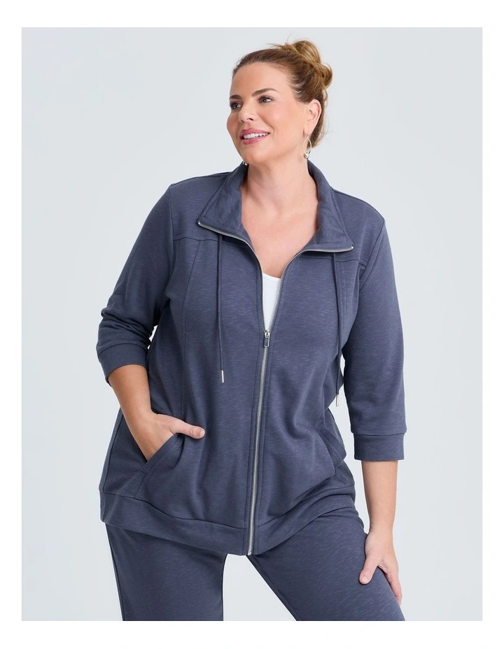 Active Sweat Jacket Steel image 1