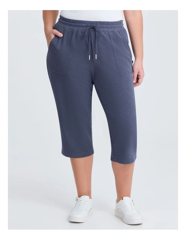Crop Sweat Pant Steel image 1
