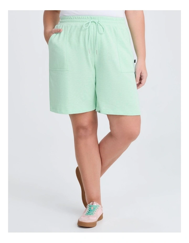 Pull On Sweat Short in Mint image 1