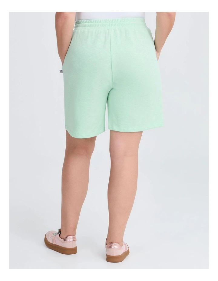 Pull On Sweat Short in Mint image 2