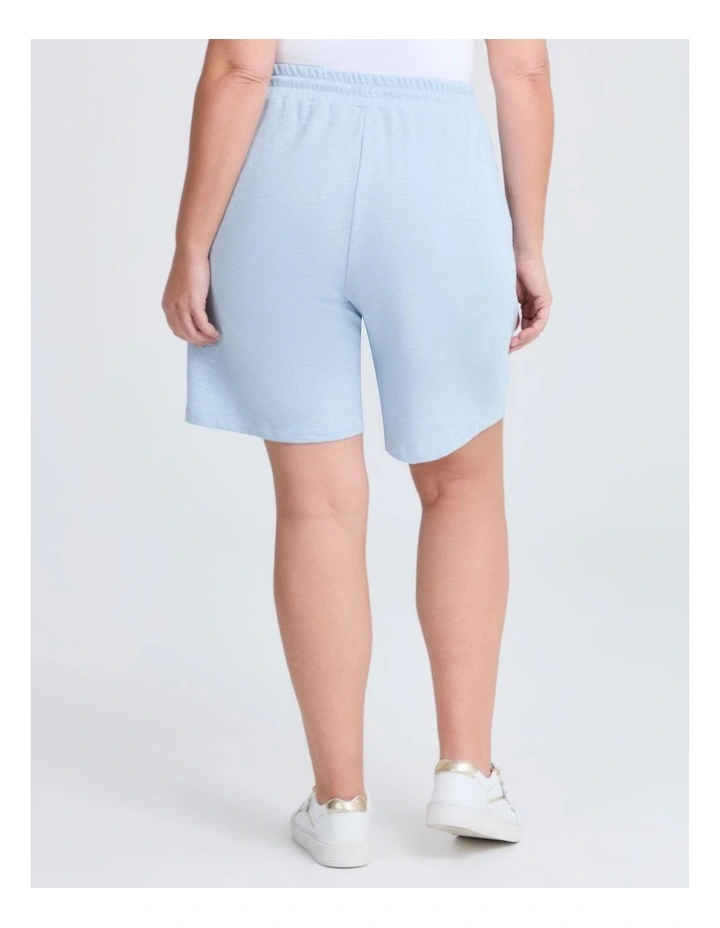 Pull On Sweat Short in Ice Blue image 2