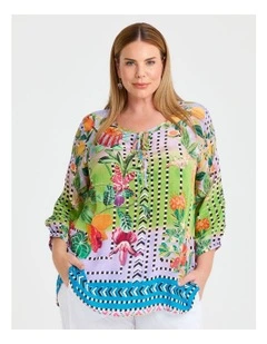 Boheme Natural Top in Multi