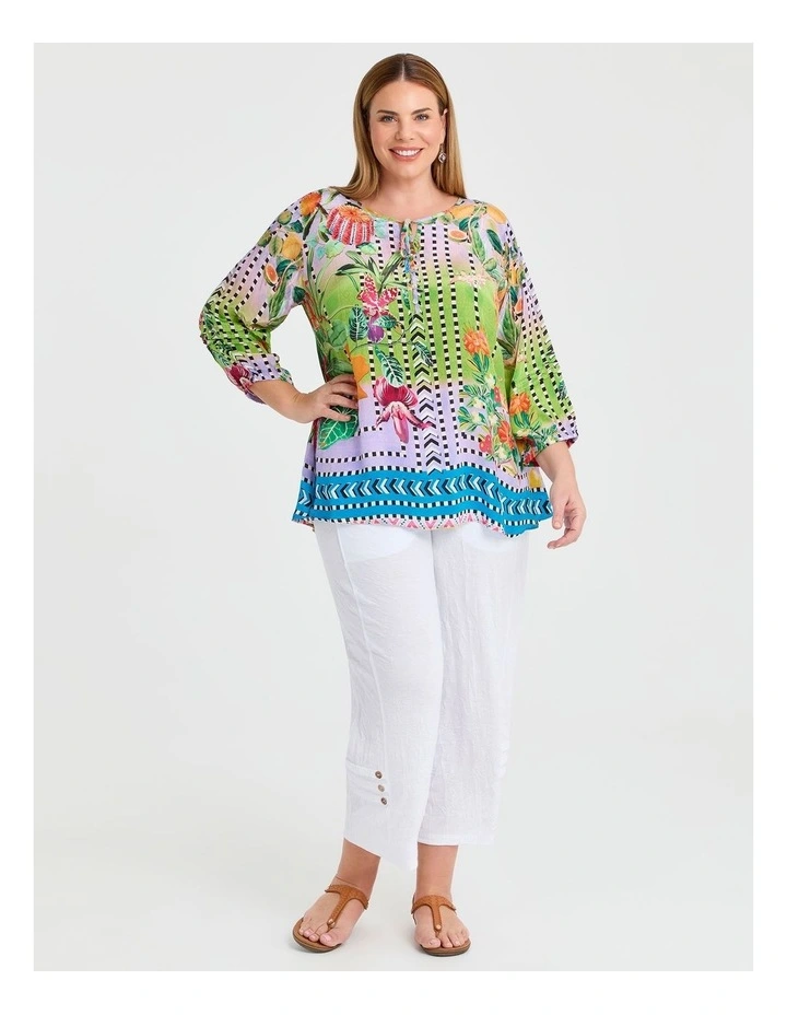 Boheme Natural Top in Multi image 3