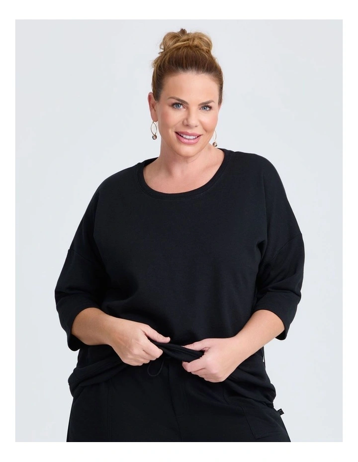 Patch Pocket Sweat Black image 1