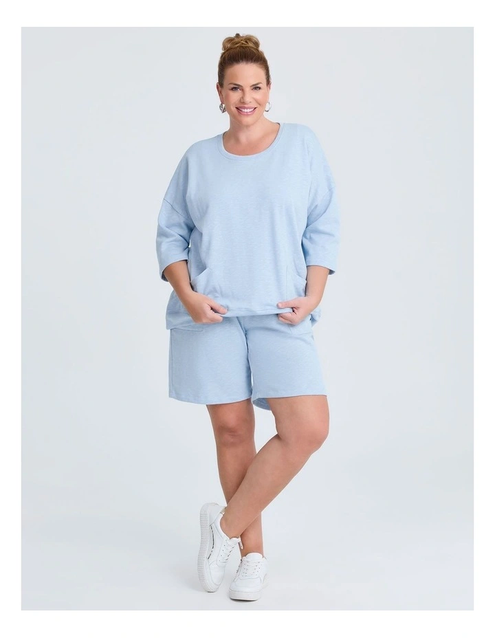 Patch Pocket Sweat Ice Blue image 3