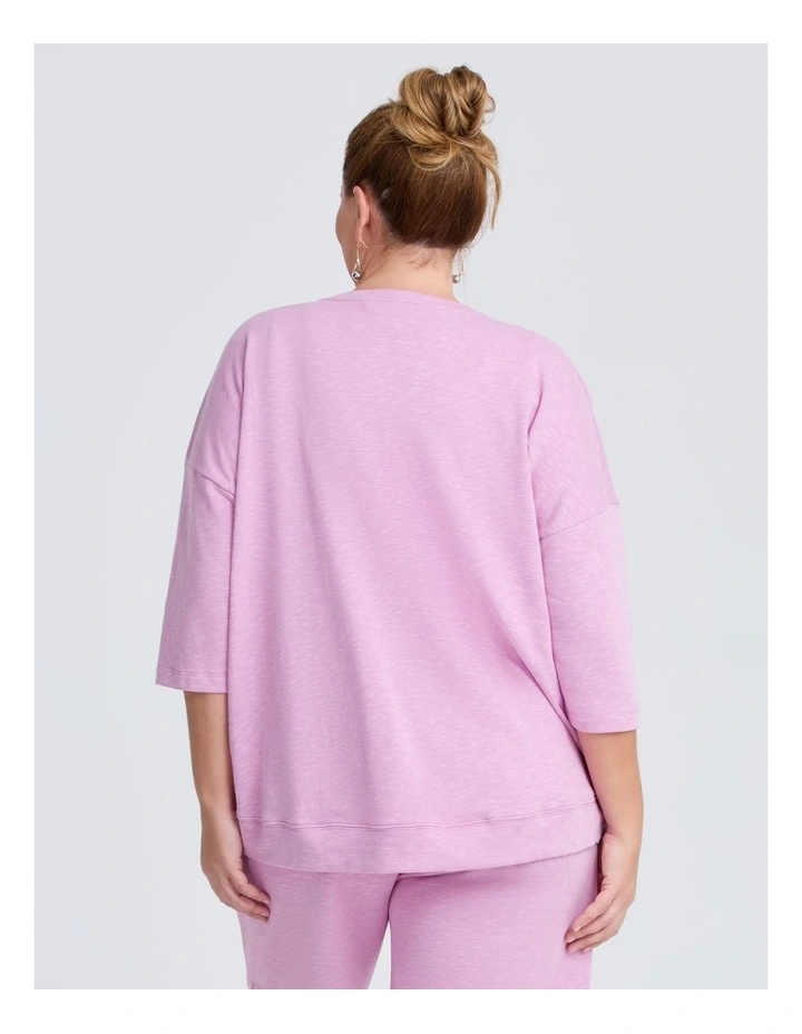 Patch Pocket Sweat Lilac image 2