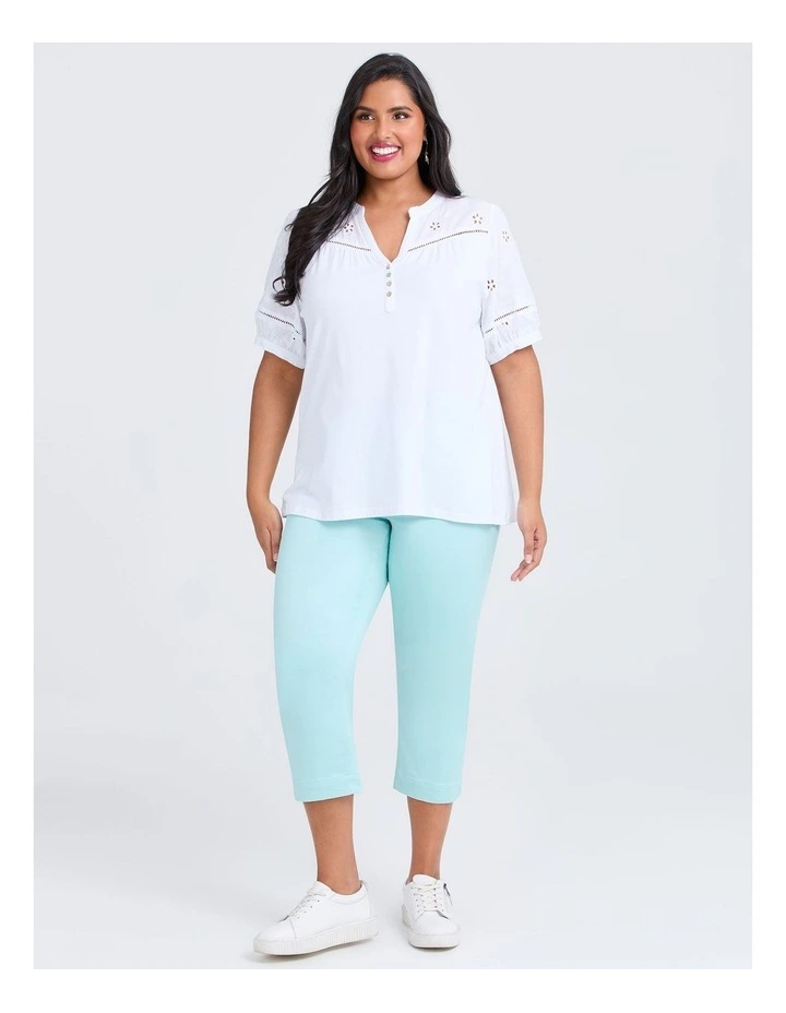 The Crop Luxe Looker in Glacier Blue image 3