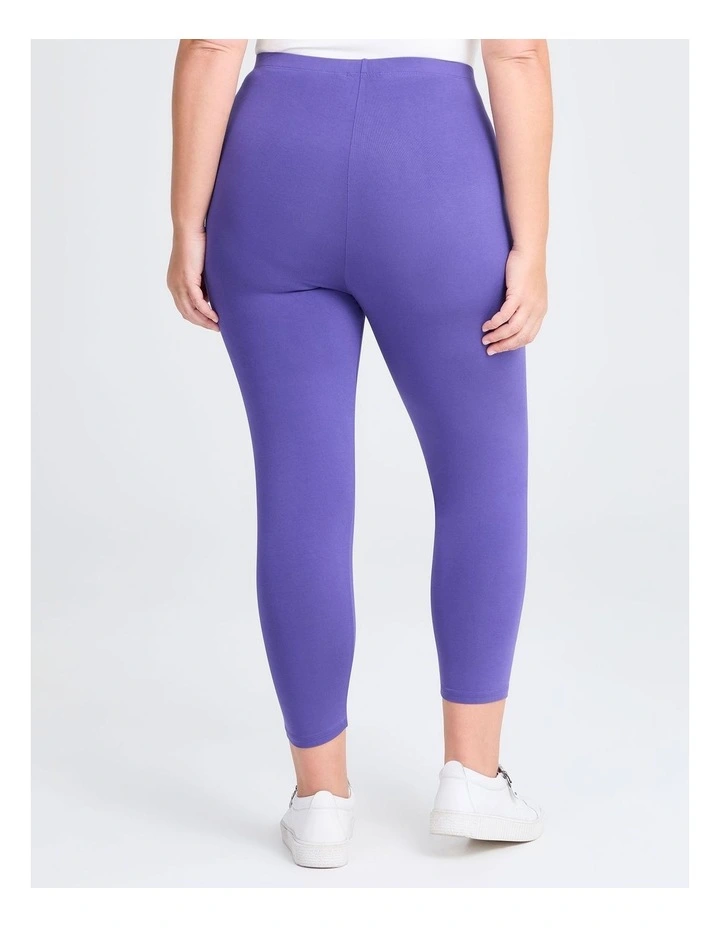 Bamboo Breezy 7/8 Legging in Purple Iris image 2