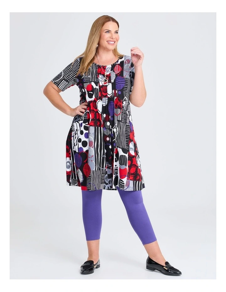 Bamboo Breezy 7/8 Legging in Purple Iris image 3