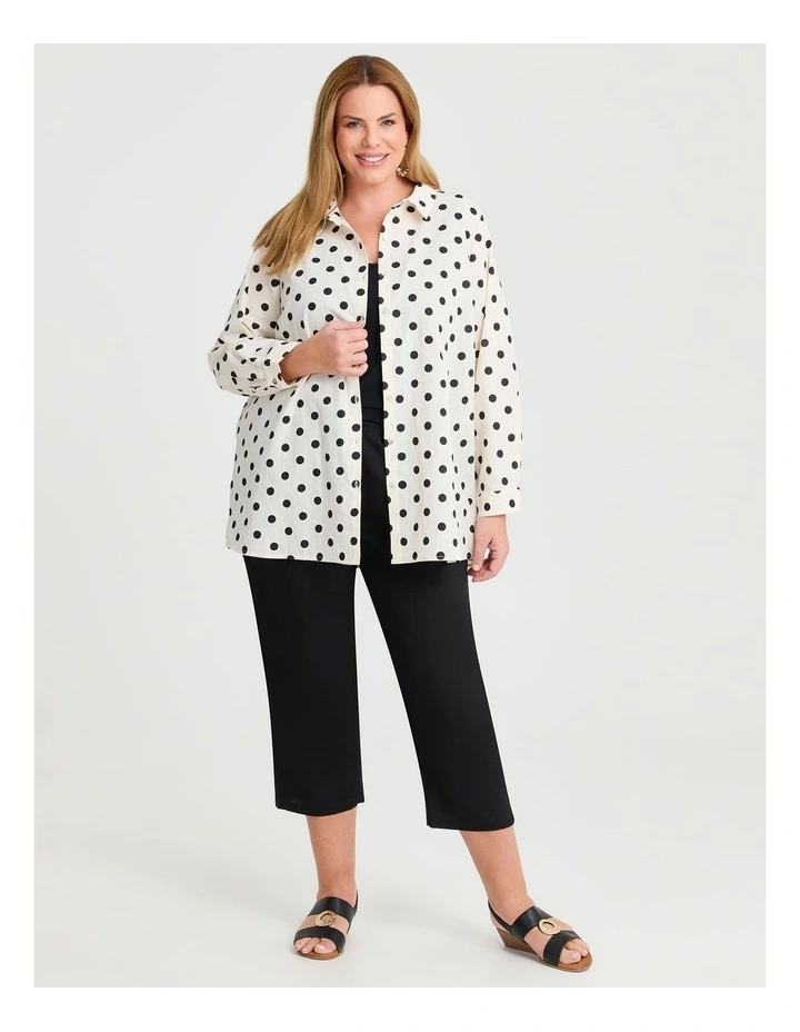 Cotton Linen Essential Shirt in Spot image 4