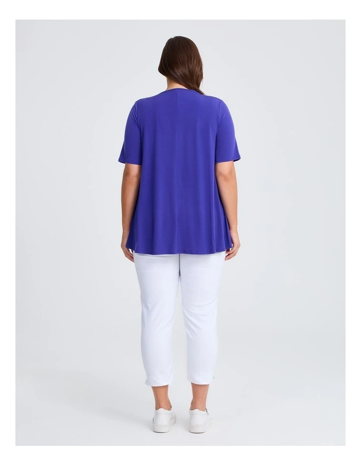 Strive Scoop Neck Top in Purple image 2