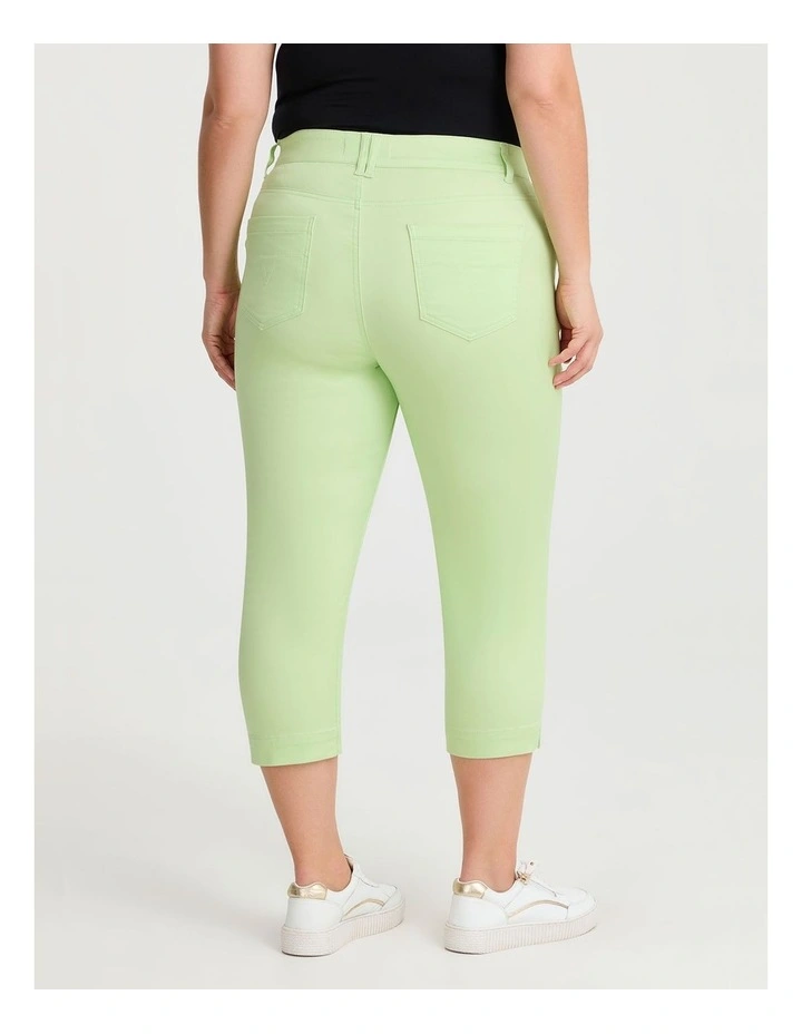 The Crop Luxe Looker Pistachio Green image 2
