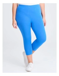 Australian Cotton Crop Legging in Sonic Blue