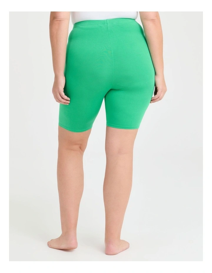 Bamboo Anti Chafe Crop Short Deep Mint image 2