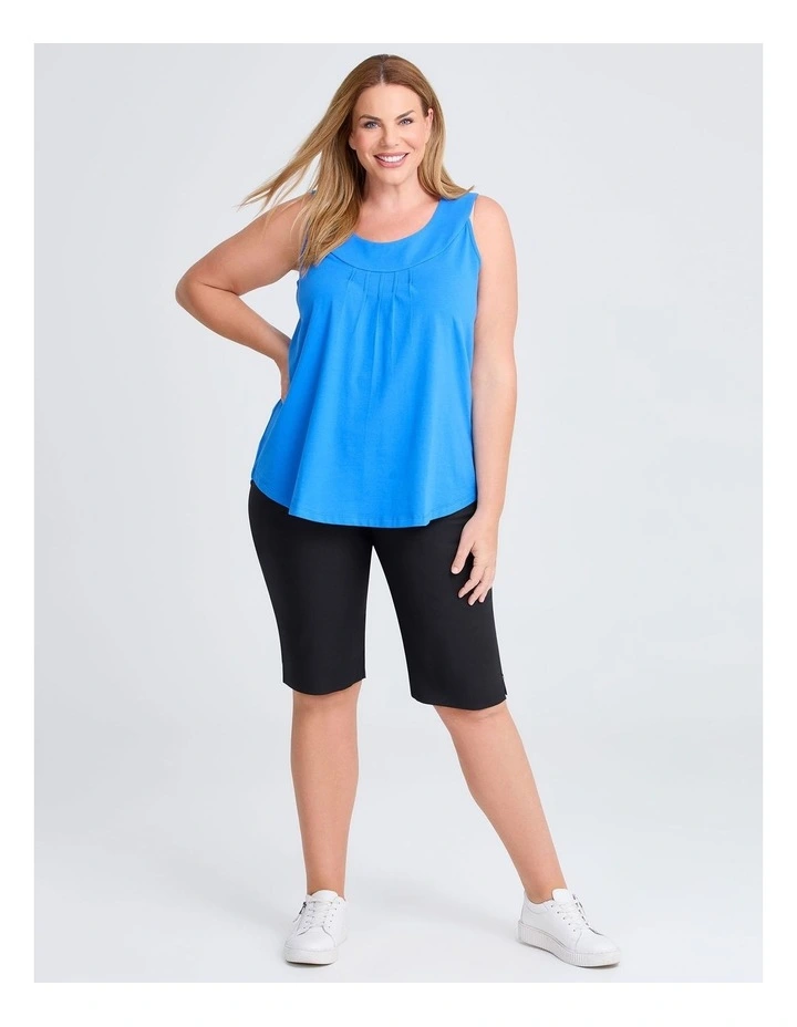 Good Earth Australian Cotton Element Tank in Blue image 3