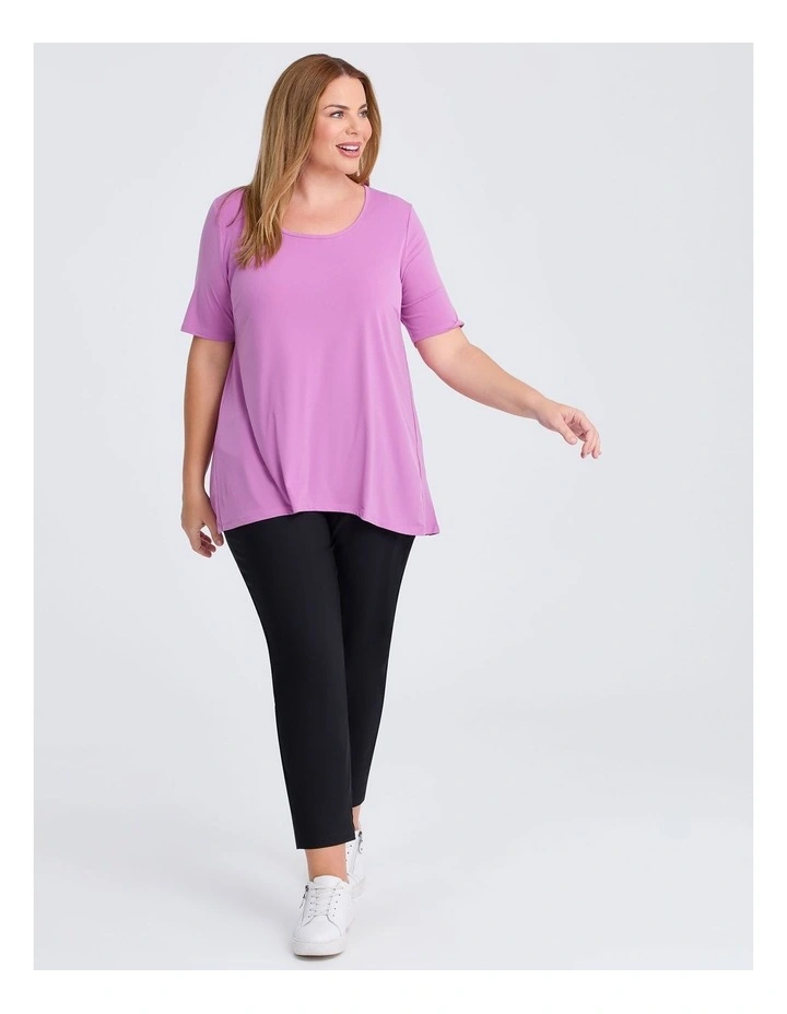 Strive Scoop Neck Top in Dusty Lilac image 3
