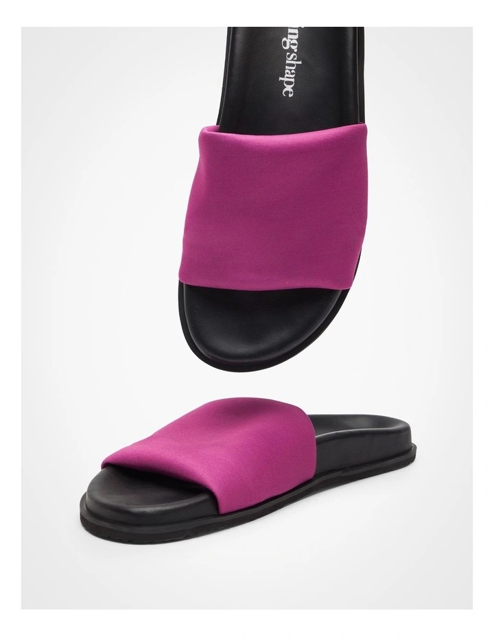 Stretch Slide Sandal in Pink image 5
