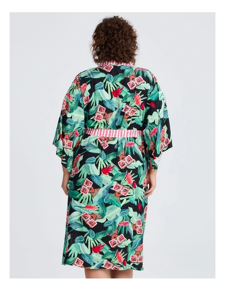 Bouffants Tropical Glam Robe Print image 2