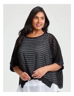 Textured Alicia Overtop Black