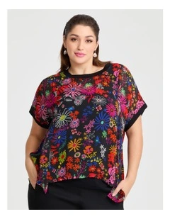 Natural Suki Floral Overtop in Print