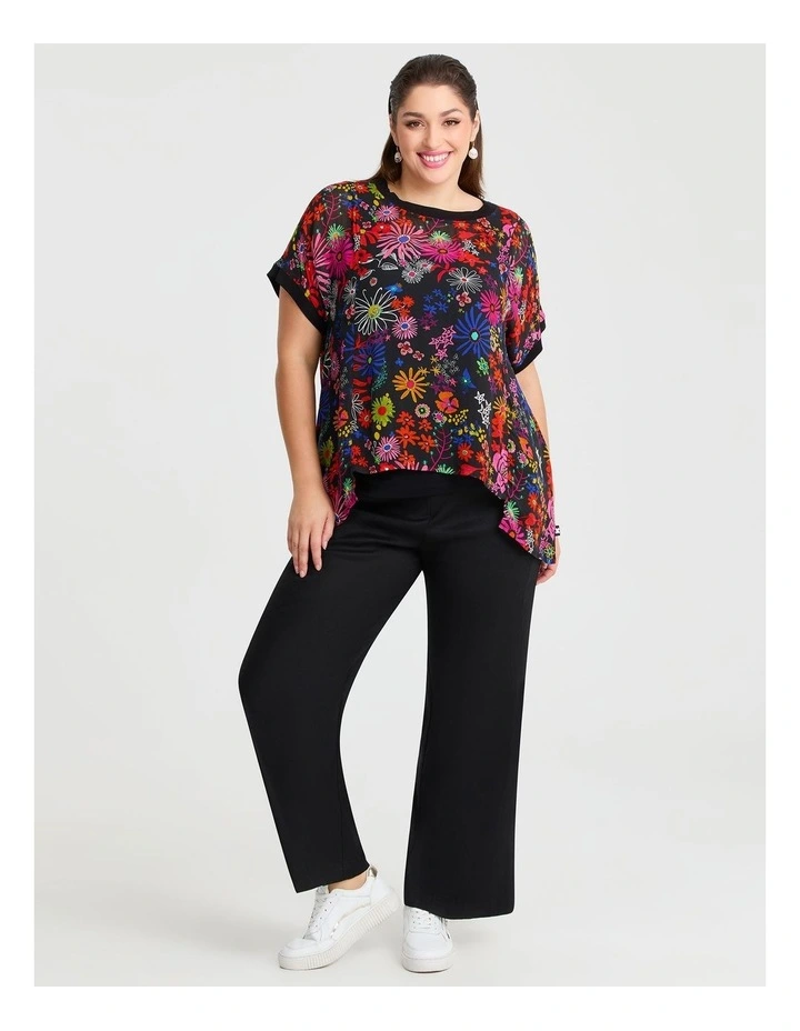 Natural Suki Floral Overtop in Print image 2