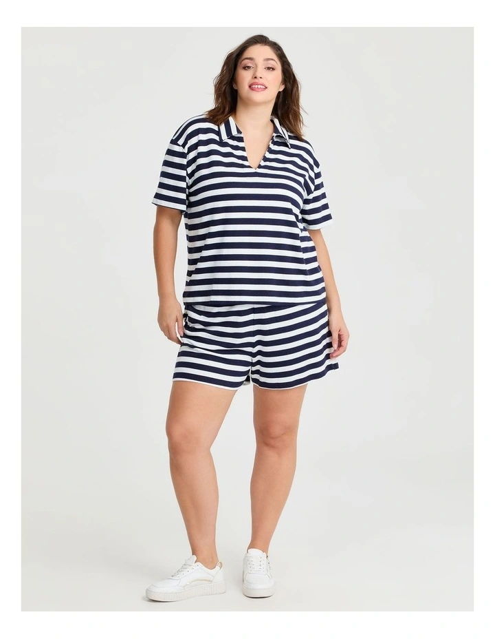 Reagan Polo Top in Multi image 4