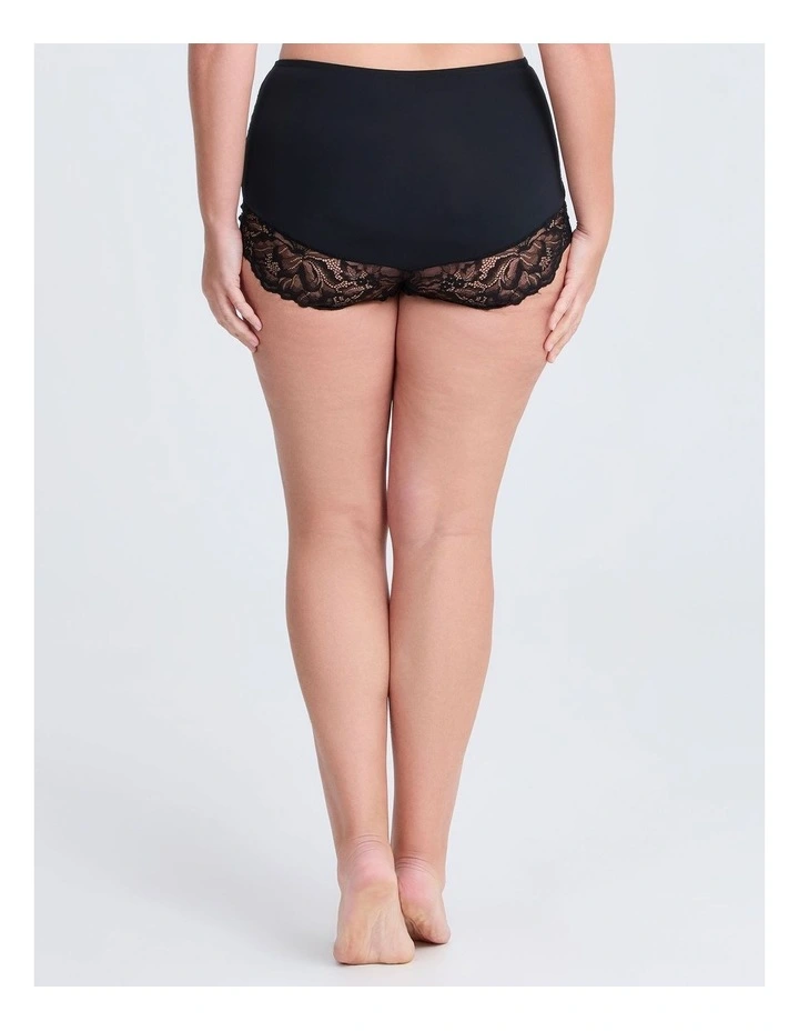 2Pk Micro Lace Detail Briefs Gingham image 5