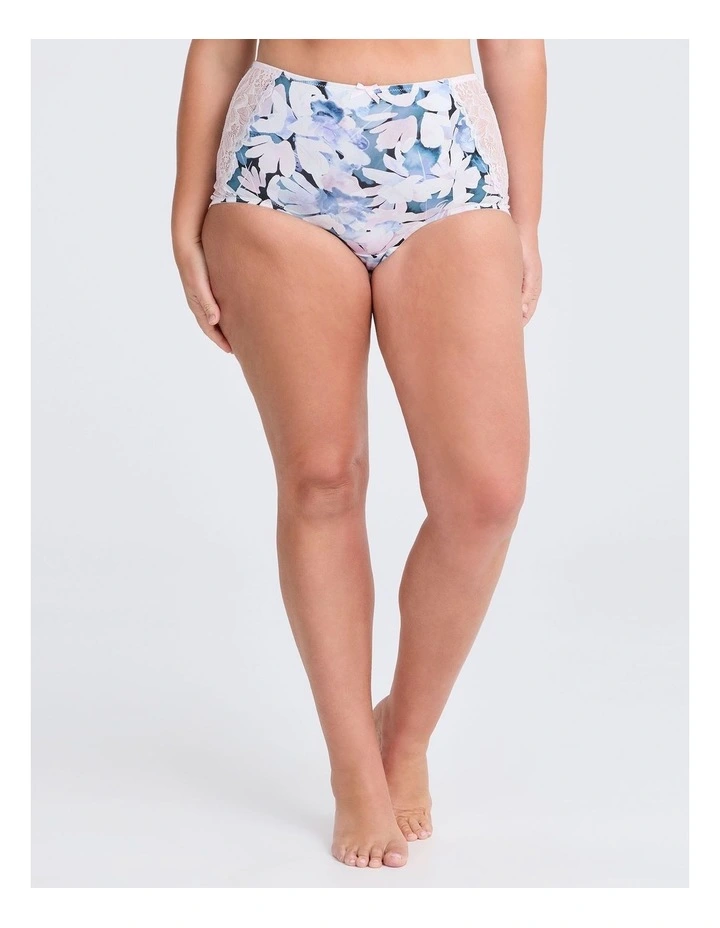 2Pk Micro Lace Detail Briefs Print image 2