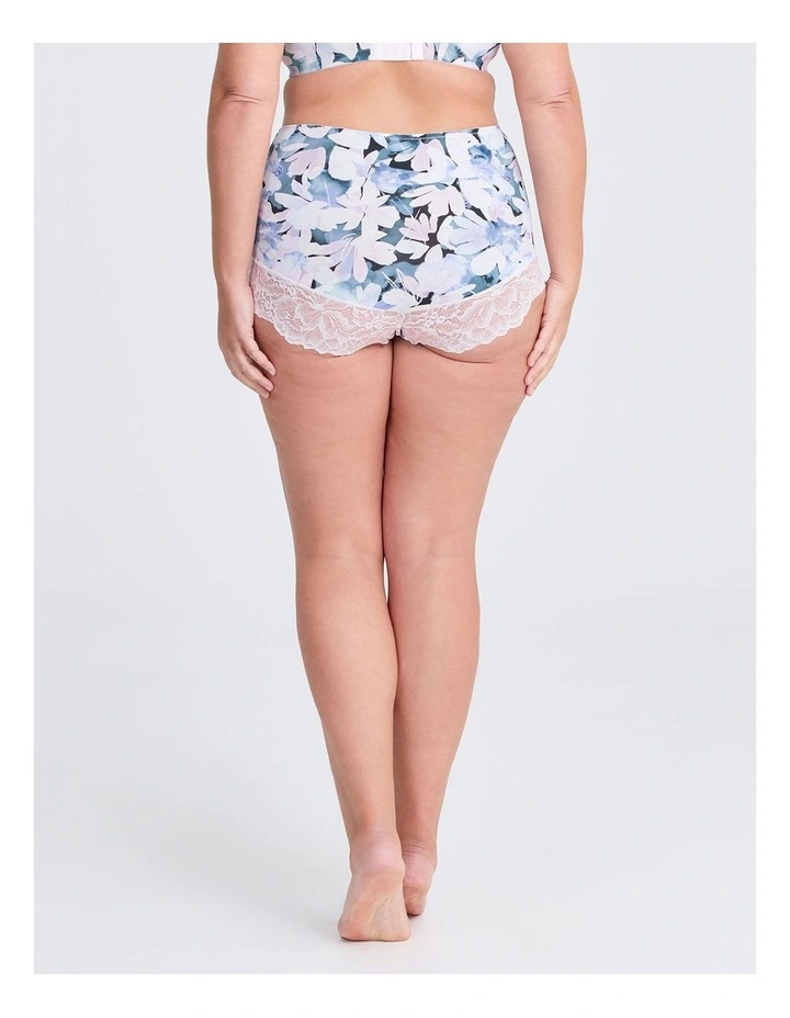 Micro Lace Detail Briefs 2 Pack in Print image 3