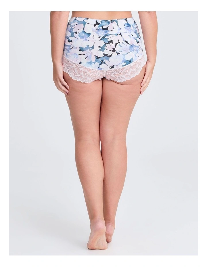 2Pk Micro Lace Detail Briefs Print image 3