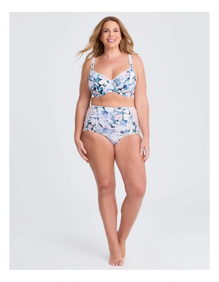 2Pk Micro Lace Detail Briefs Print image 4