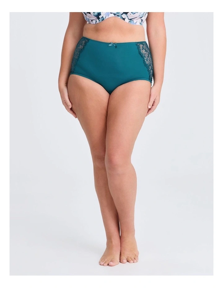Micro Lace Detail Briefs 2 Pack in Print image 5
