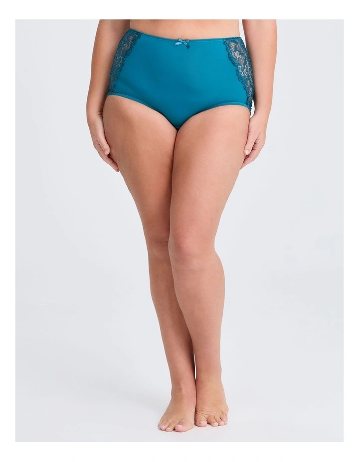 2Pk Micro Lace Detail Briefs Print image 5