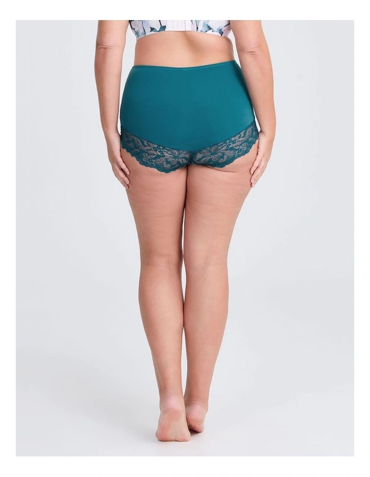 Micro Lace Detail Briefs 2 Pack in Print image 6