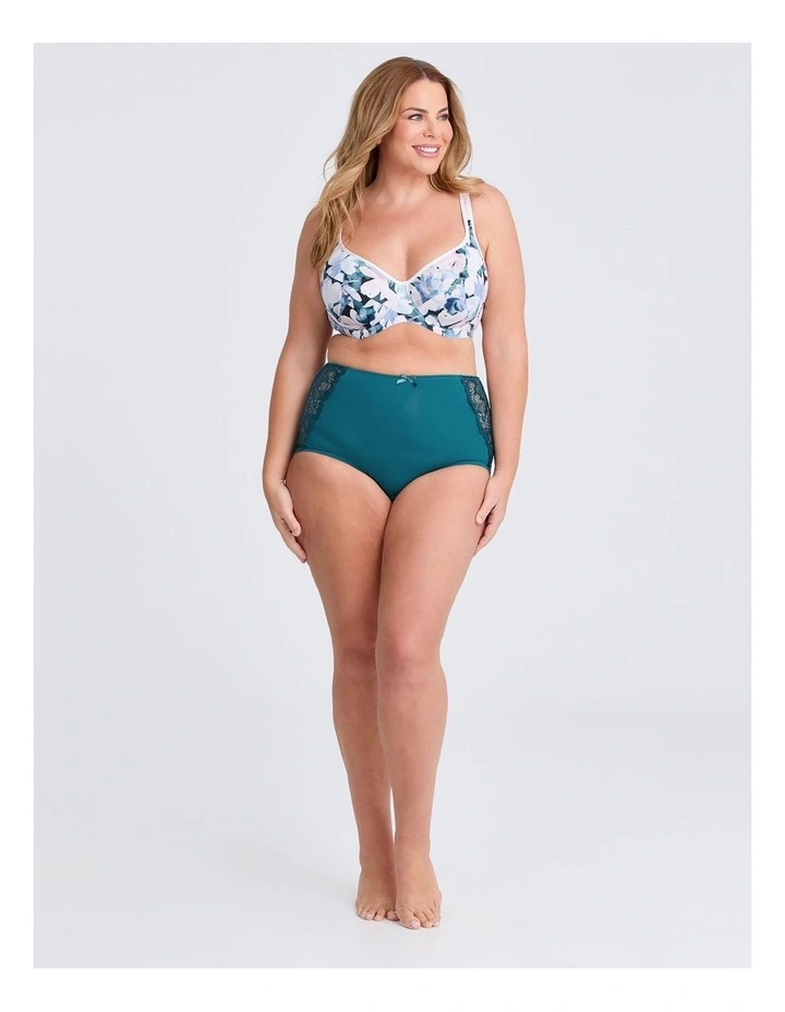 Micro Lace Detail Briefs 2 Pack in Print image 7