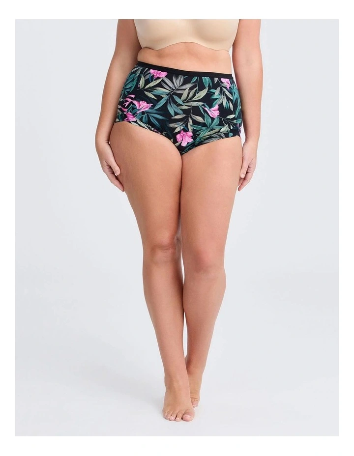 Micro Full Briefs 2 Pack in Tropical Print image 2