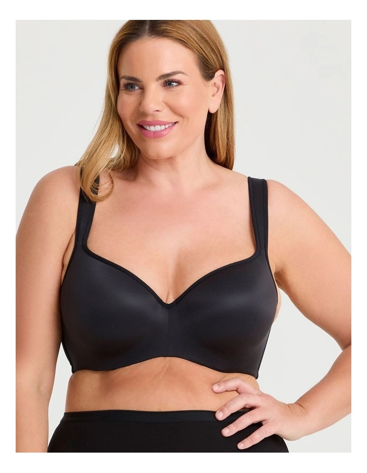 3Pk Australian Cotton Blend Briefs Black image 1