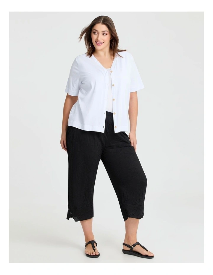 Natural Alba Button Cardigan White image 3