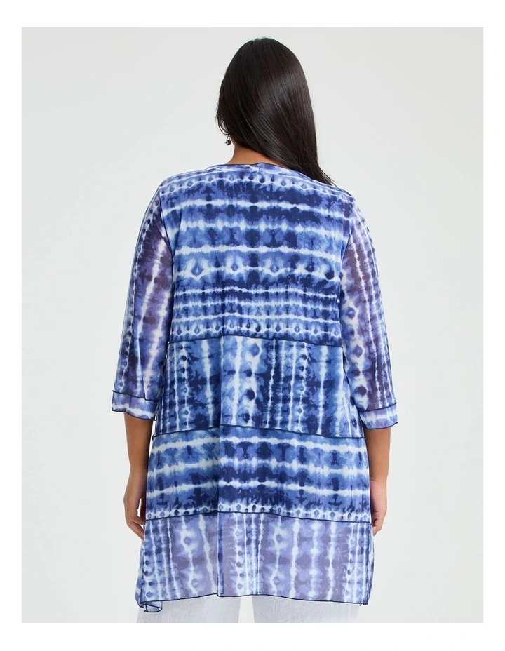Linna Indigo Cardigan Print image 2