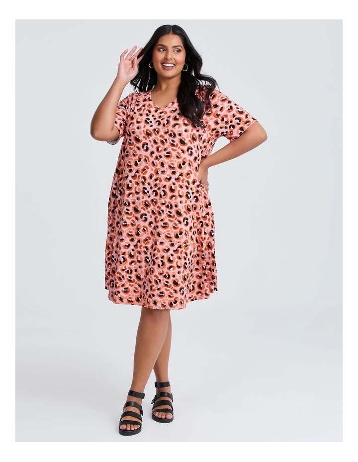Natural Laurie Dress in Multi image 1