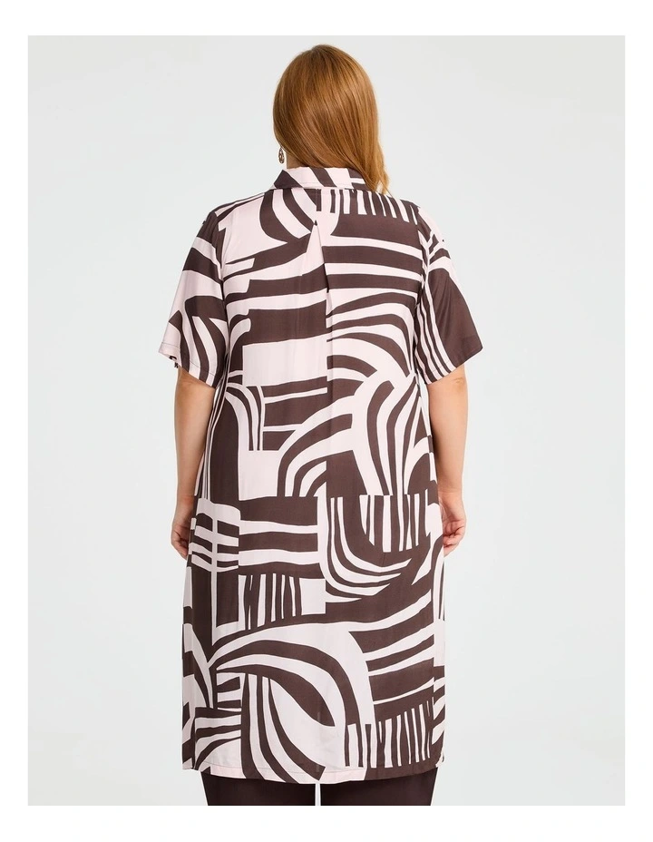 Sharyn Natural Shirt Dress Print image 2