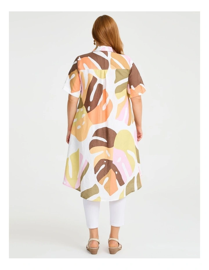Revival Linen Bamboo Swing Dress Print image 2