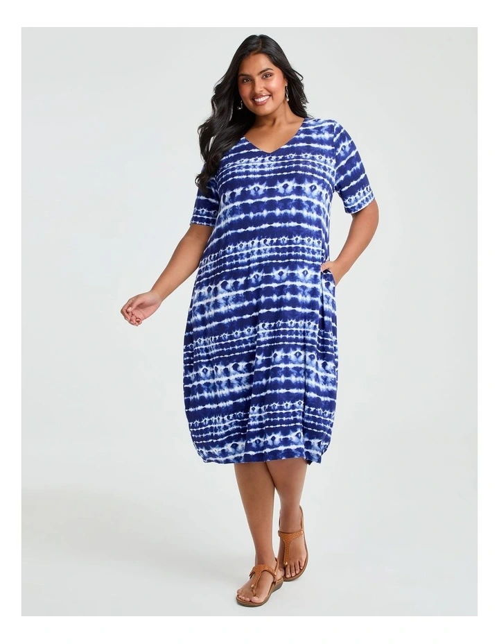 Natural Azure Dress Print image 1
