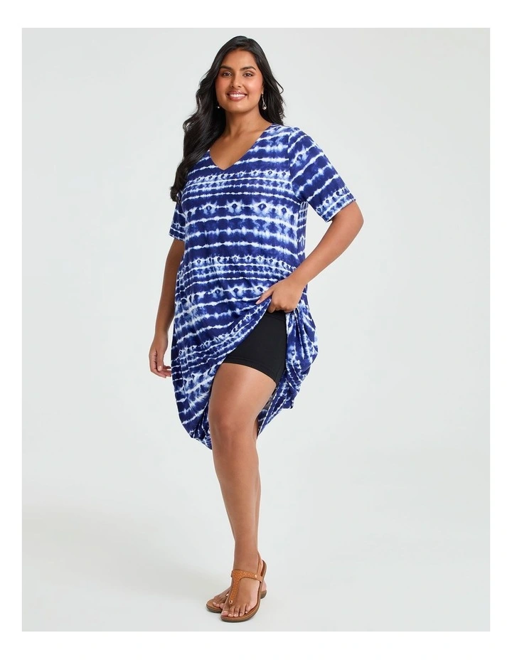 Natural Azure Dress Print image 4